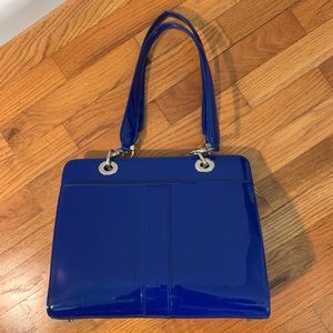 Cobalt Blue Beijo Shoulder Bag
